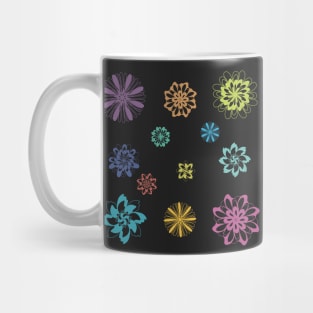 Digital flowers Mug